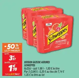 Netto Boisson gazeuse agrumes schweppes offre