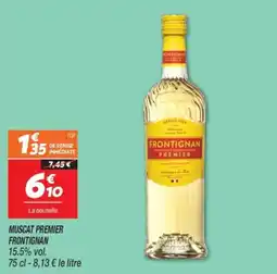 Netto Muscat premier frontignan offre