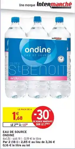 Intermarché Express Ondine - eau de source offre