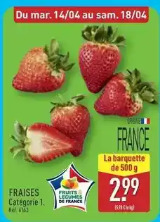 ALDI Fraises offre
