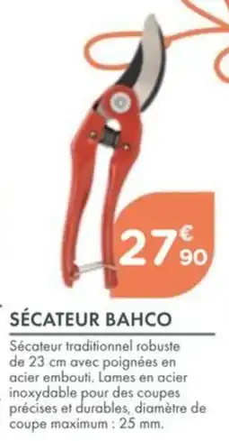Point Vert Sécateur bahco offre