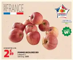 Auchan POMMES BICOLORES BIO offre