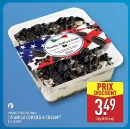 ALDI TIRAMISU COOKIES & CREAM offre