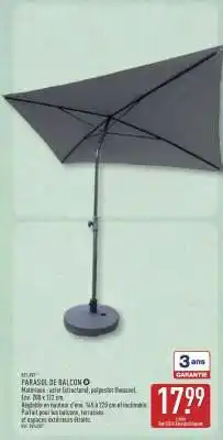 ALDI PARASOL DE BALCON offre