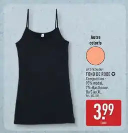 ALDI FOND DE ROBE offre