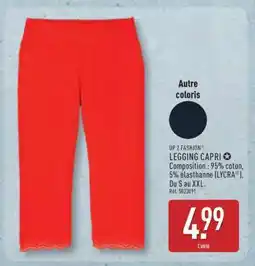 ALDI LEGGING CAPRI offre