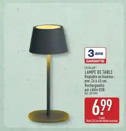 ALDI LAMPE DE TABLE offre