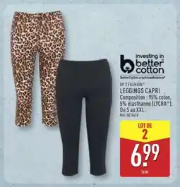 ALDI LEGGINGS CAPRI offre