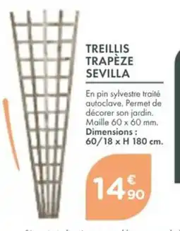 Point Vert Treillis trapèze sevilla offre