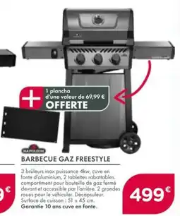 Point Vert Barbecue gaz freestyle offre