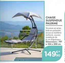 Point Vert Chaise suspendue palerme offre