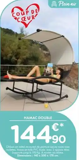 Point Vert Hamac double offre