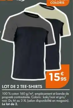 Point Vert Lot de 2 tee-shirts offre
