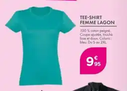 Point Vert Tee-shirt femme lagon offre