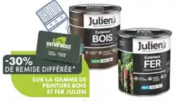 Point Vert Sur la gamme de peinture bois et fer julien offre