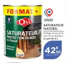 Point Vert Saturateur naturel offre