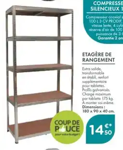 Point Vert Etagère de rangement offre