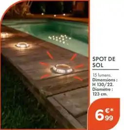 Point Vert Spot de sol offre