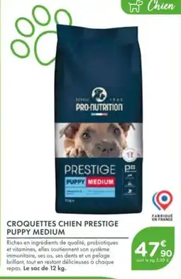 Point Vert Croquettes chien prestige puppy medium offre
