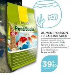 Point Vert Aliment poisson tetrapond stick offre