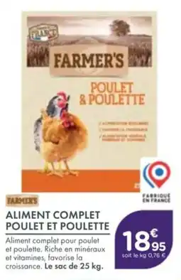 Point Vert Aliment complet poulet et poulette offre