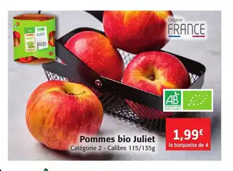 Colruyt Pommes Bio Juliet offre