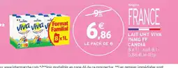 Intermarché Hyper LAIT UHT VIVA 1%MG FF CANDIA offre