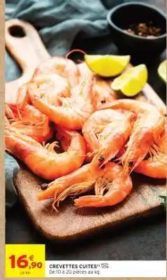 Intermarché Hyper CREVETTES CUITES offre