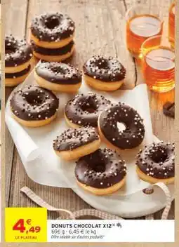 Intermarché Hyper DONUTS CHOCOLAT X12 offre