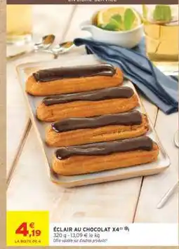 Intermarché Hyper ÉCLAIR AU CHOCOLAT X4 offre