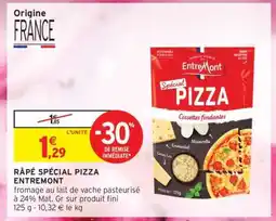 Intermarché Hyper Râpé Spécial Pizza Entremont offre