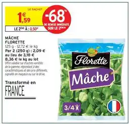 Intermarché Hyper Mâche Florette offre