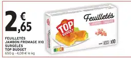 Intermarché Hyper FEUILLETÉS JAMBON FROMAGE X10 SURGELÉS offre