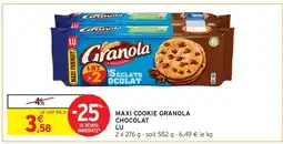 Intermarché Hyper Maxi Cookie Granola Chocolat offre