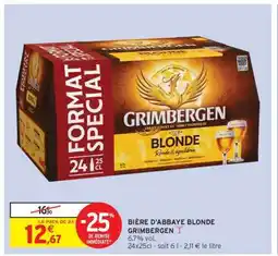 Intermarché Hyper Grimbergen Blonde offre