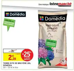 Intermarché Hyper TERRE DITE DE BRUYÈRE 20L DOMÉDIA offre