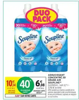 Intermarché Hyper Soupline Concentré 3D Grand Air offre