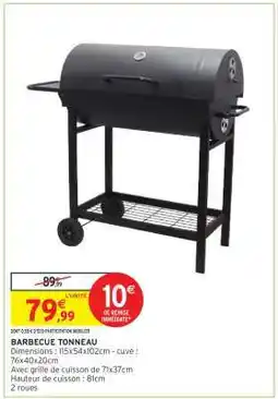 Intermarché Hyper BARBECUE TONNEAU offre