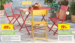 Intermarché Hyper Table Bistro en Acier 4 Personnes offre