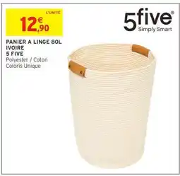 Intermarché Hyper PANIER A LINGE 80L IVOIRE offre