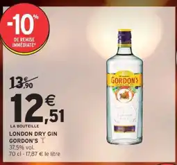 Intermarché Hyper London Dry Gin GORDON'S offre