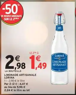 Intermarché Hyper Limonade Artisanale Lorina offre