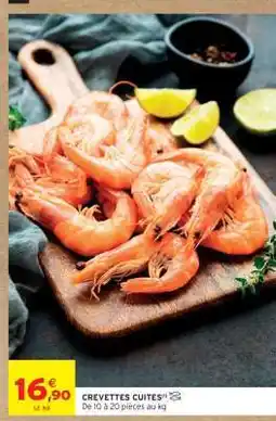 Intermarché CREVETTES CUITES offre