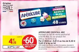 Intermarché APÉRICUBE COCKTAIL 48C offre