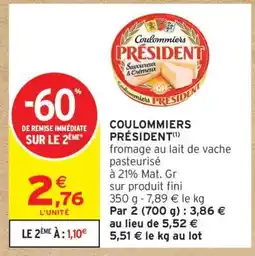 Intermarché Coulommiers Président offre