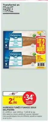 Intermarché Harengs Fumés Fumage Doux Delpierre offre