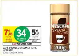 Intermarché Café Soluble Spécial Filtre Nescafé offre