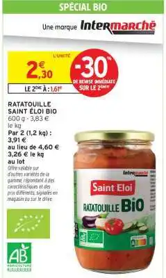 Intermarché RATATOUILLE SAINT ÉLOI BIO offre