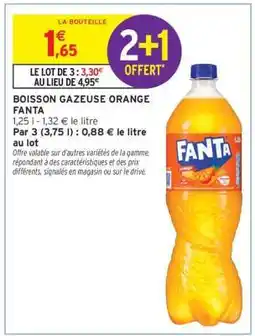 Intermarché Boisson gazeuse orange Fanta offre