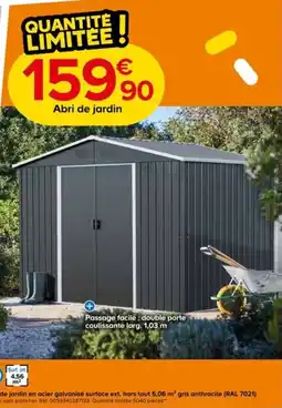 Castorama Abri de jardin offre
